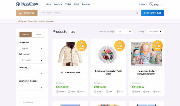 MODULTRADE PRODUCT