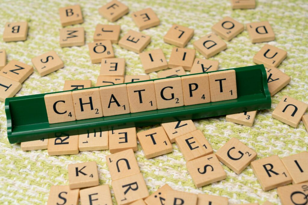 a scrabble-style 'ChatGPT' word - DevTeam.Space