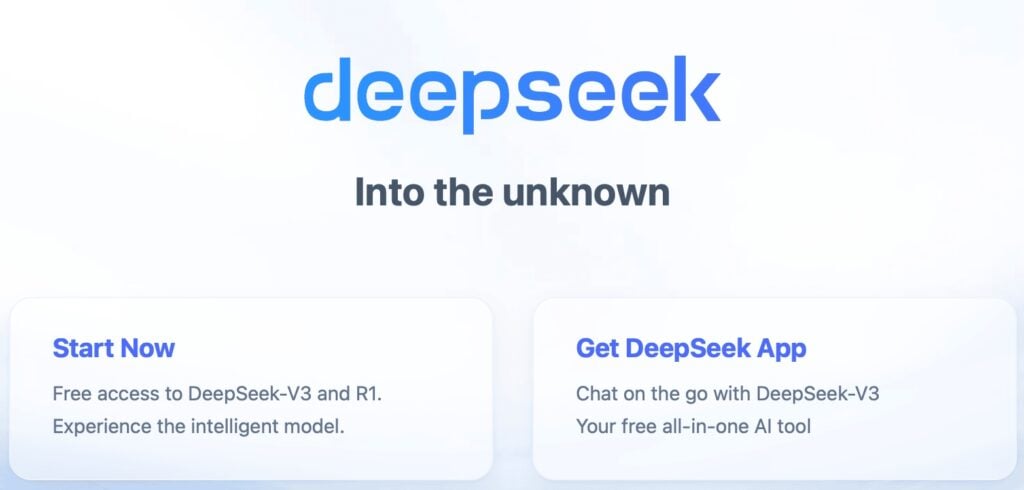 best AI tools: DeepSeek